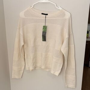 Sisley Cream Crochet Sweater